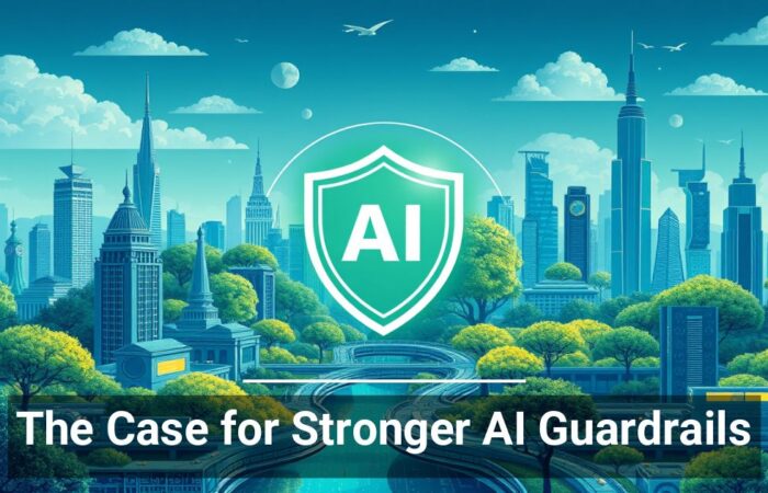 AI governance and guardrails illustration