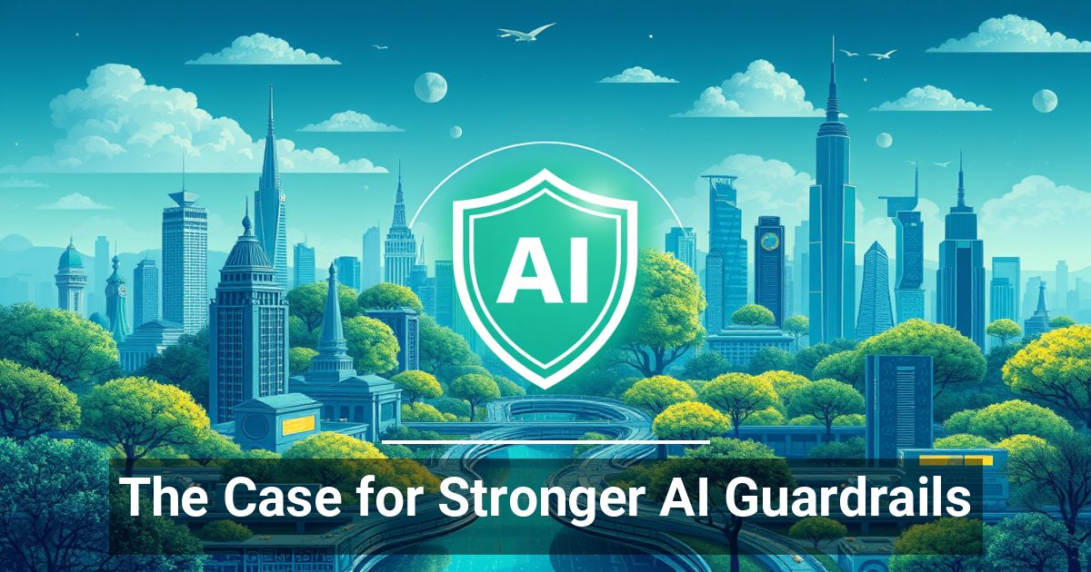 AI governance and guardrails illustration