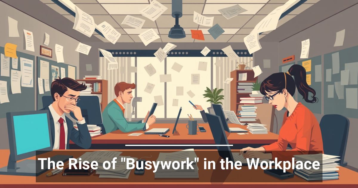 The Rise of Busywork in the Workplace