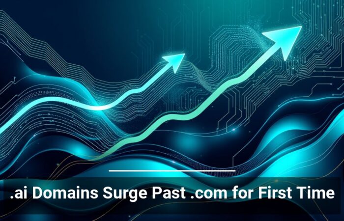 .ai Domains Surge Past .com for First Time